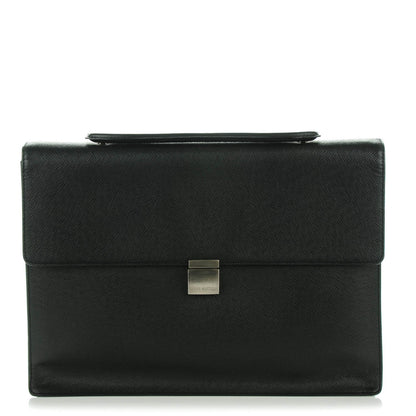 Louis Vuitton Taiga Angara Briefcase Black 1 of 7
