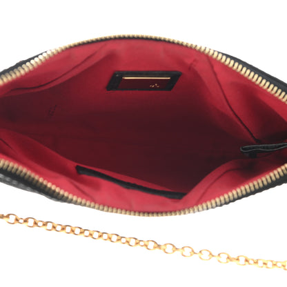 Fendi Zucchino Spalmati Forever Pochette Moro Black 5 of 8
