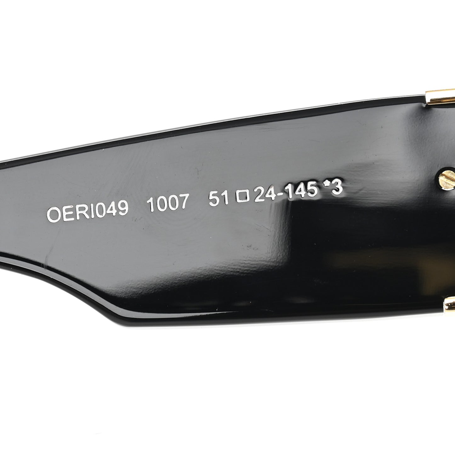 Acetate Square Sunglasses OERI049 Black