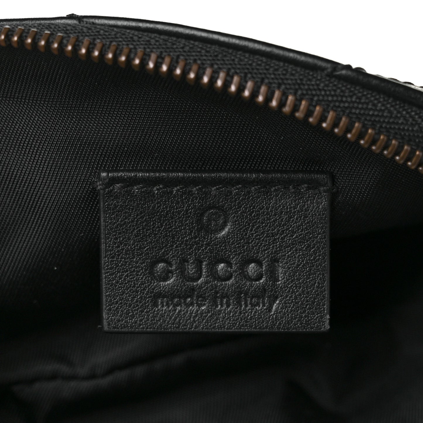 Calfskin Matelasse GG Marmont Key Pouch Black