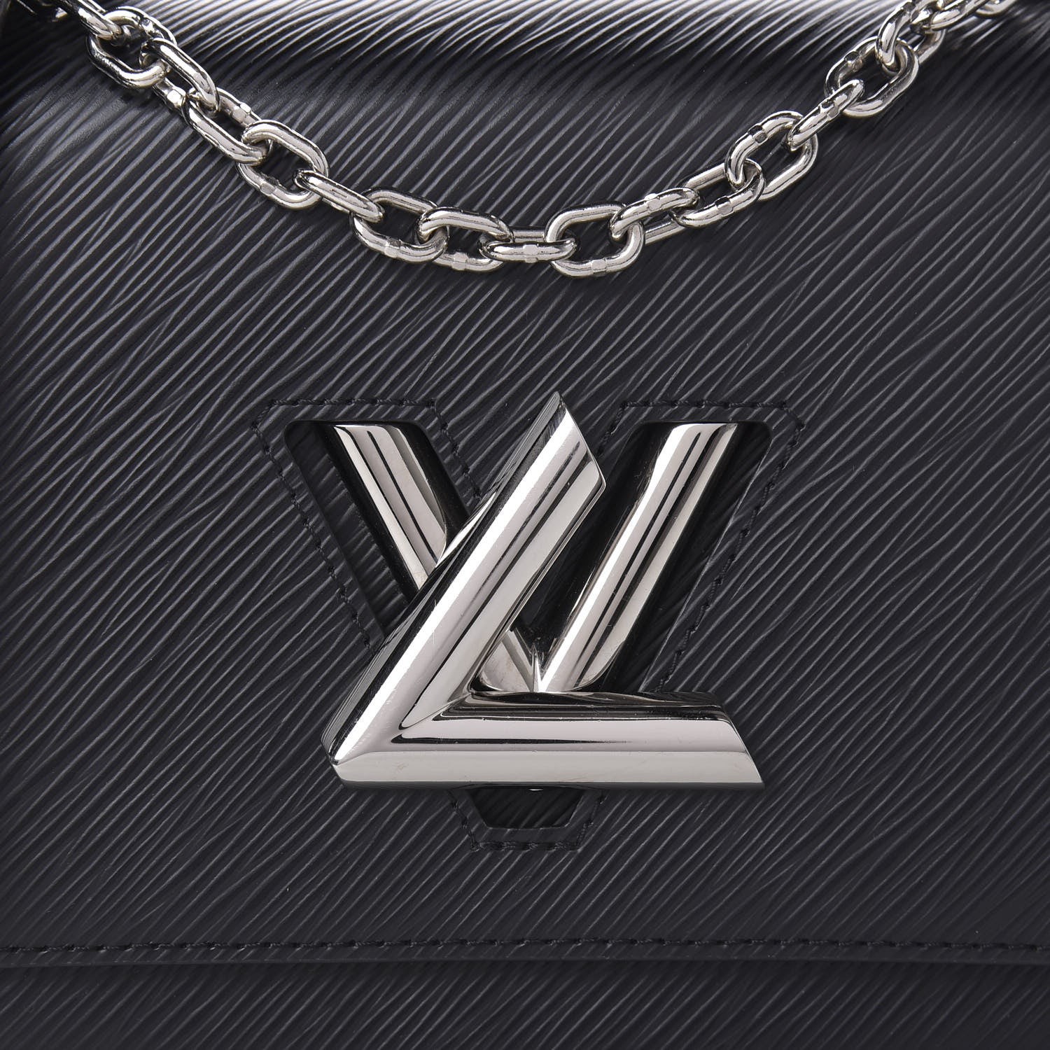 Louis Vuitton Epi Twist Shoulder Bag MM Black 9 of 10