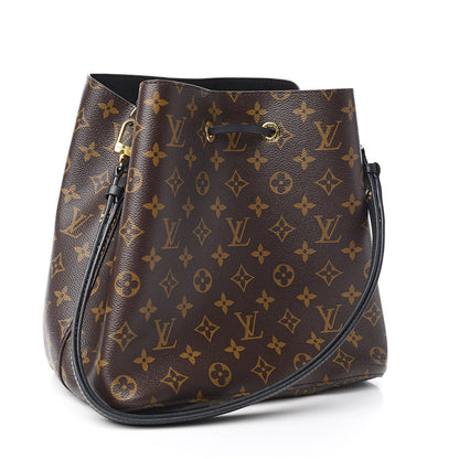Louis Vuitton Monogram Neonoe MM Black 3 of 10