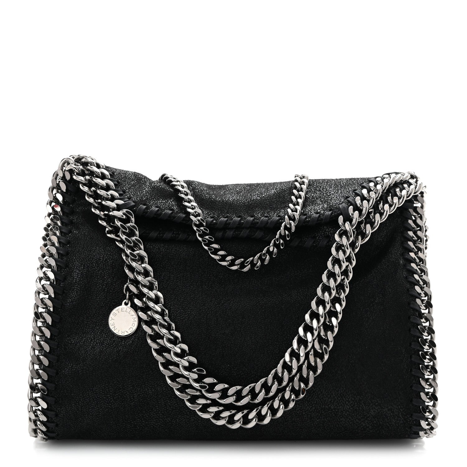 Stella McCartney Shaggy Deer Mini Falabella Tote Black 1 of 9