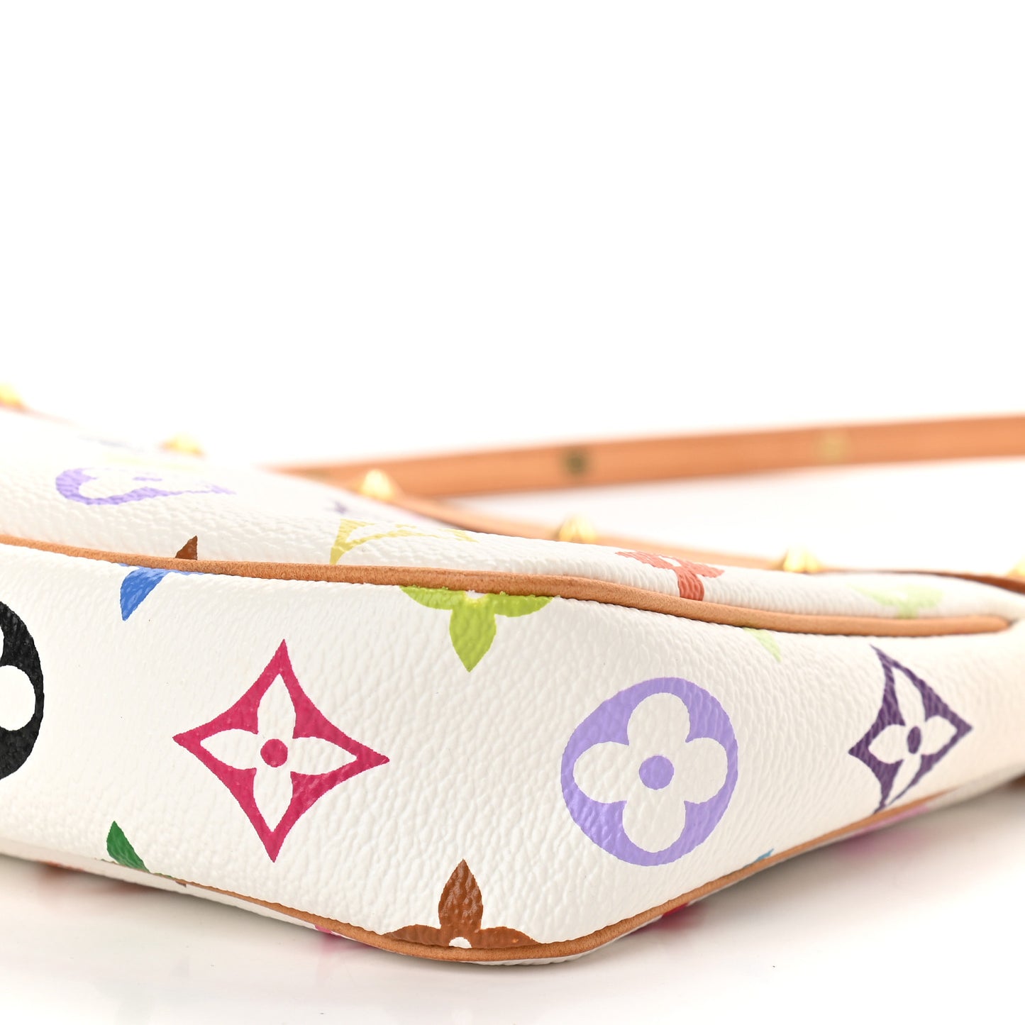 Monogram Multicolor Pochette Accessories White