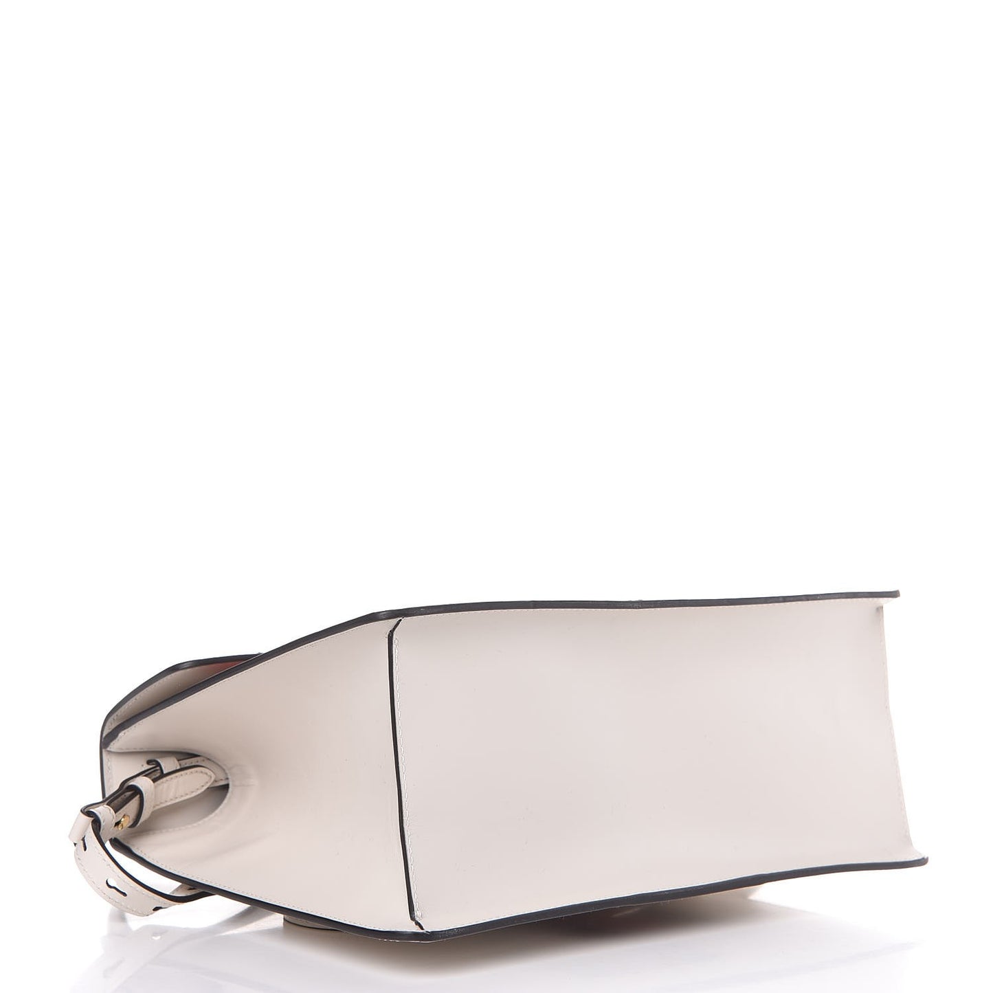 Calfskin Embroidered Medium Sylvie Top Handle Bag White