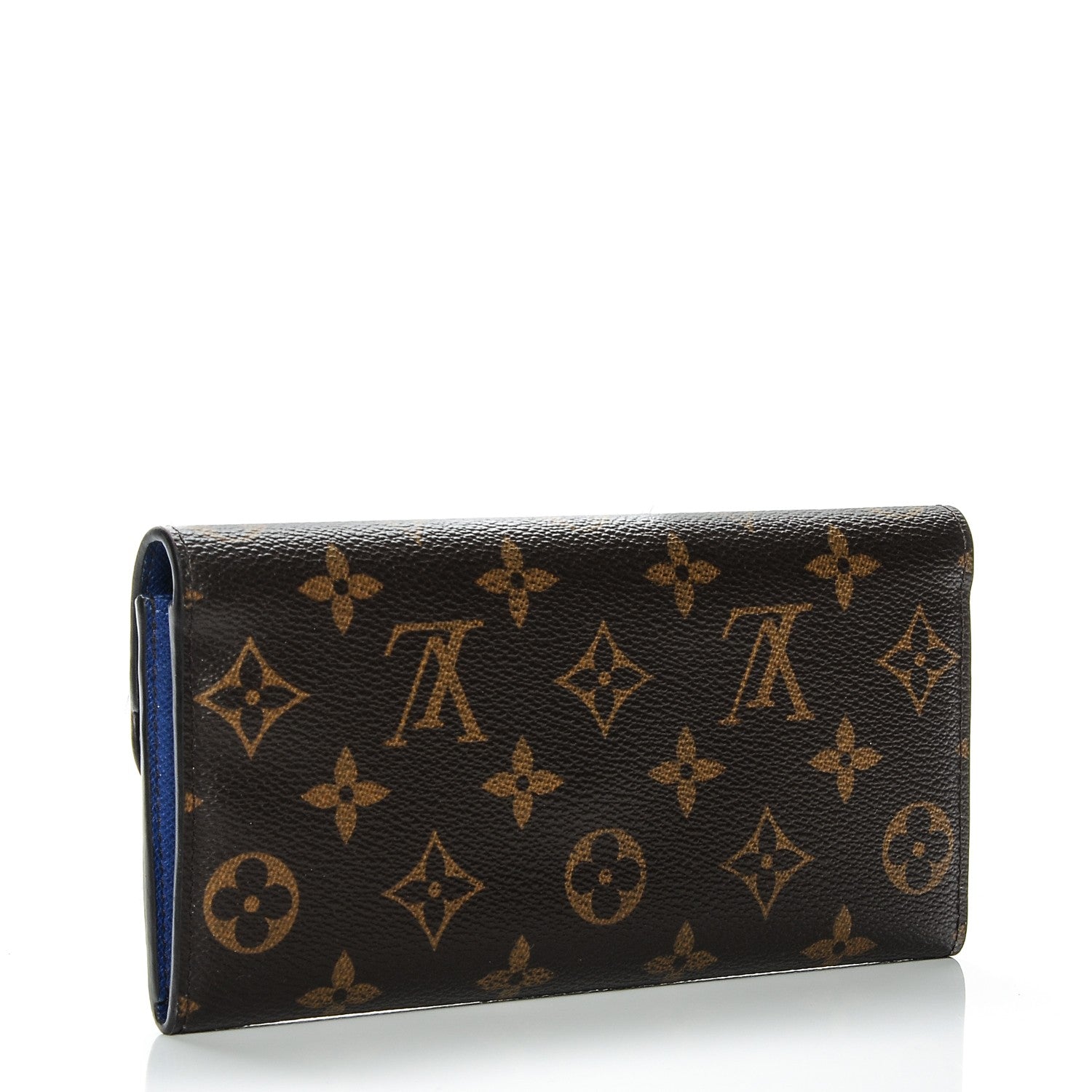 Louis Vuitton Monogram Emilie Wallet Blue 3 of 8