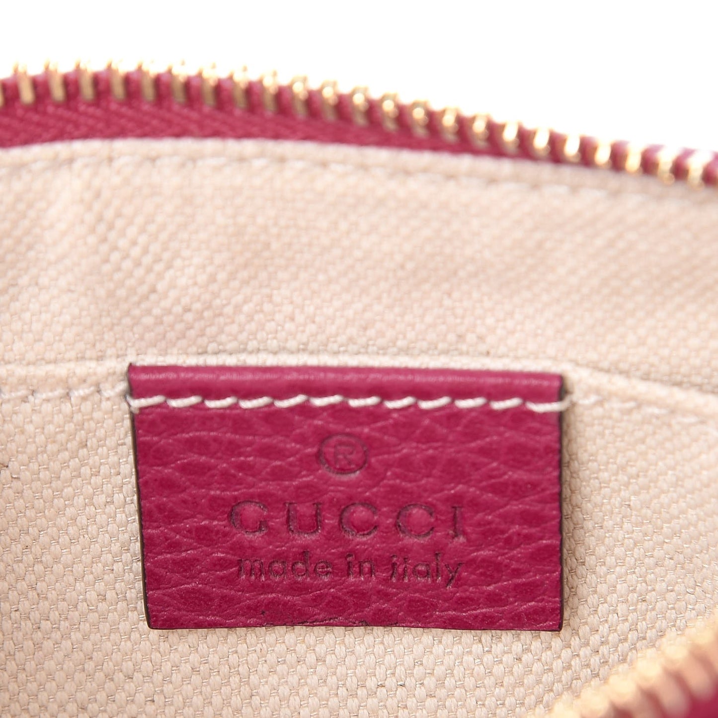 Dollar Calfskin Small Swing Pouch Blossom