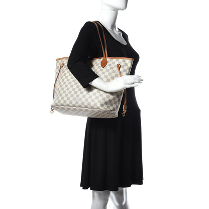 Louis Vuitton Damier Azur Neverfull MM 2 of 8
