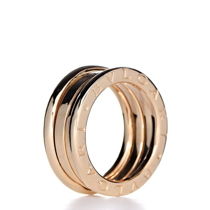 Bulgari 18K Yellow Gold B.Zero1 Two-Band Ring 49 4.75 4 of 6
