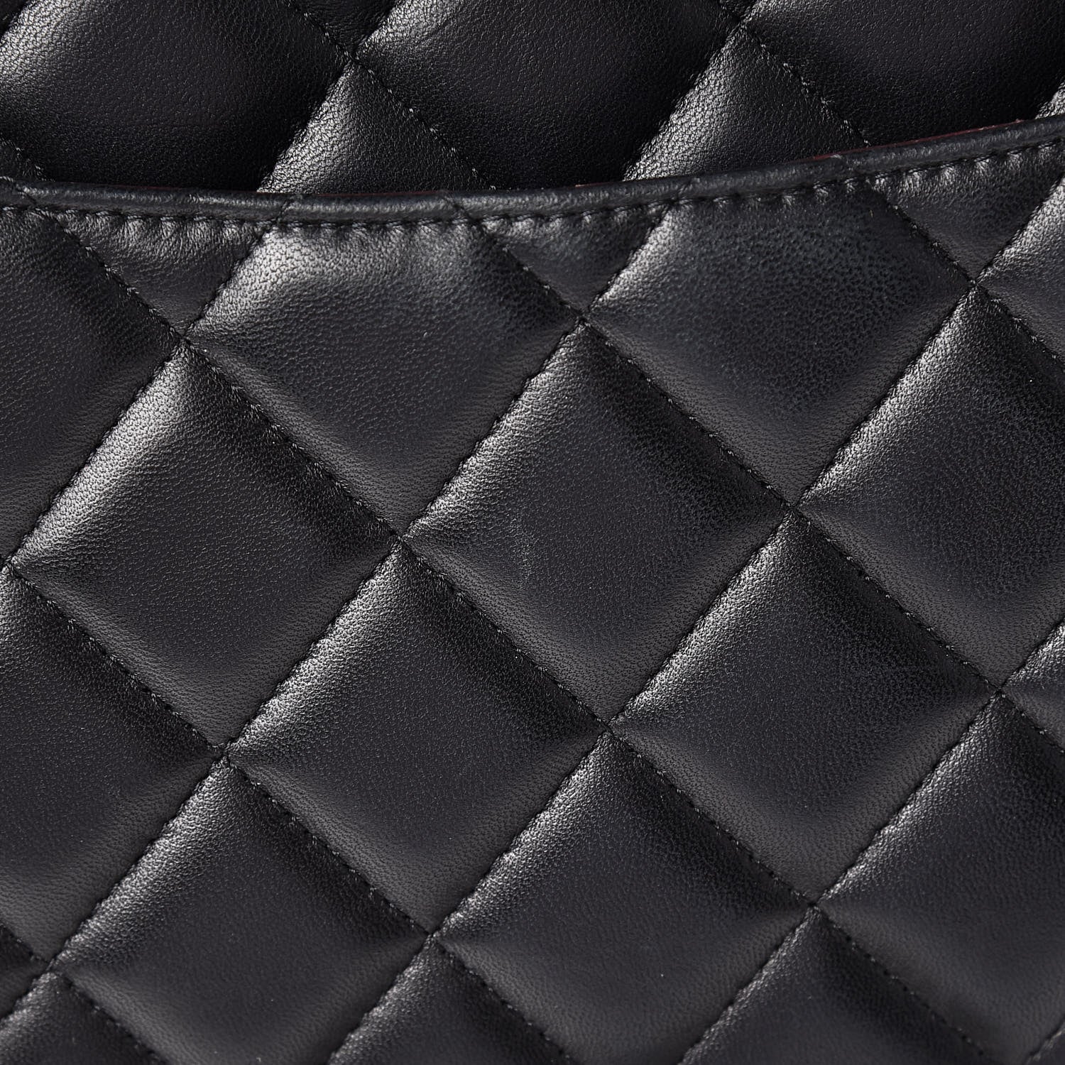 Chanel Lambskin Quilted Maxi Double Flap Black 8 of 18