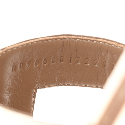 Hermes Matte Niloticus Crocodile Himalaya Oran Sandals 36 Blanc 40 10 of 11