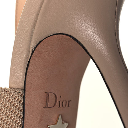 Christian Dior Technical Canvas Ribbon J'Adior Slingback 100mm Pumps 39 Powder Nude 10 of 11