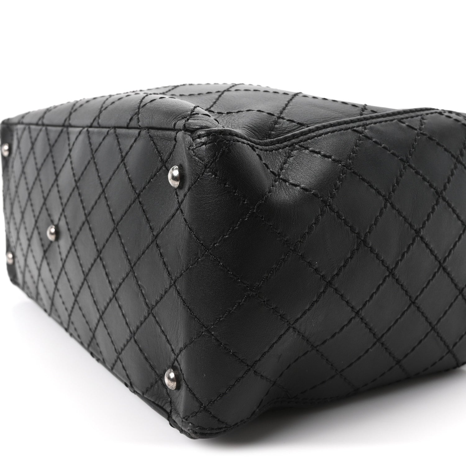 Chanel Calfskin CC Pocket Tote Black 10 of 10