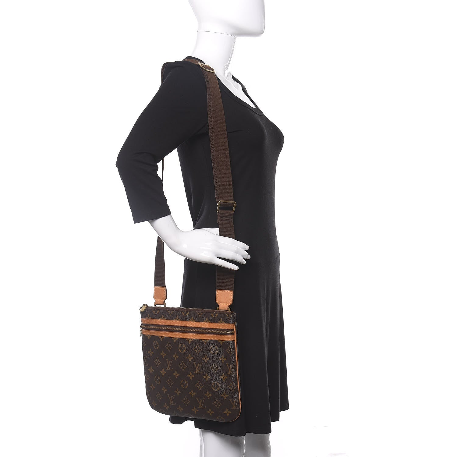 Louis Vuitton Monogram Bosphore Pochette 2 of 9
