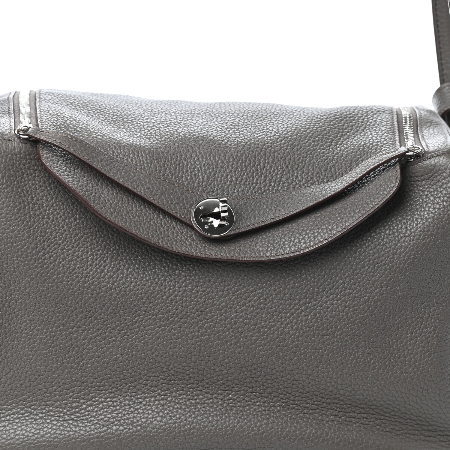 Hermes Taurillon Clemence Lindy 30 Etain 7 of 9