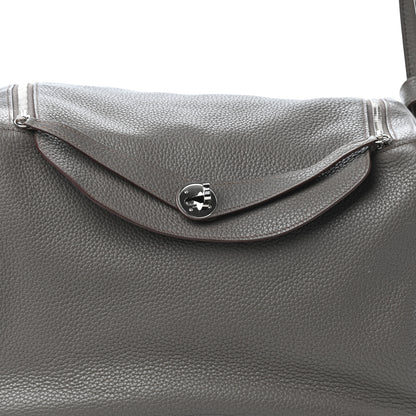 Hermes Taurillon Clemence Lindy 30 Etain 7 of 9