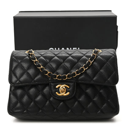 Chanel Caviar Quilted Small Double Flap Black 11 of 11