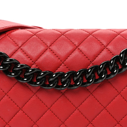 Chanel Lambskin Quilted Medium Boy Flap Red 8 of 11
