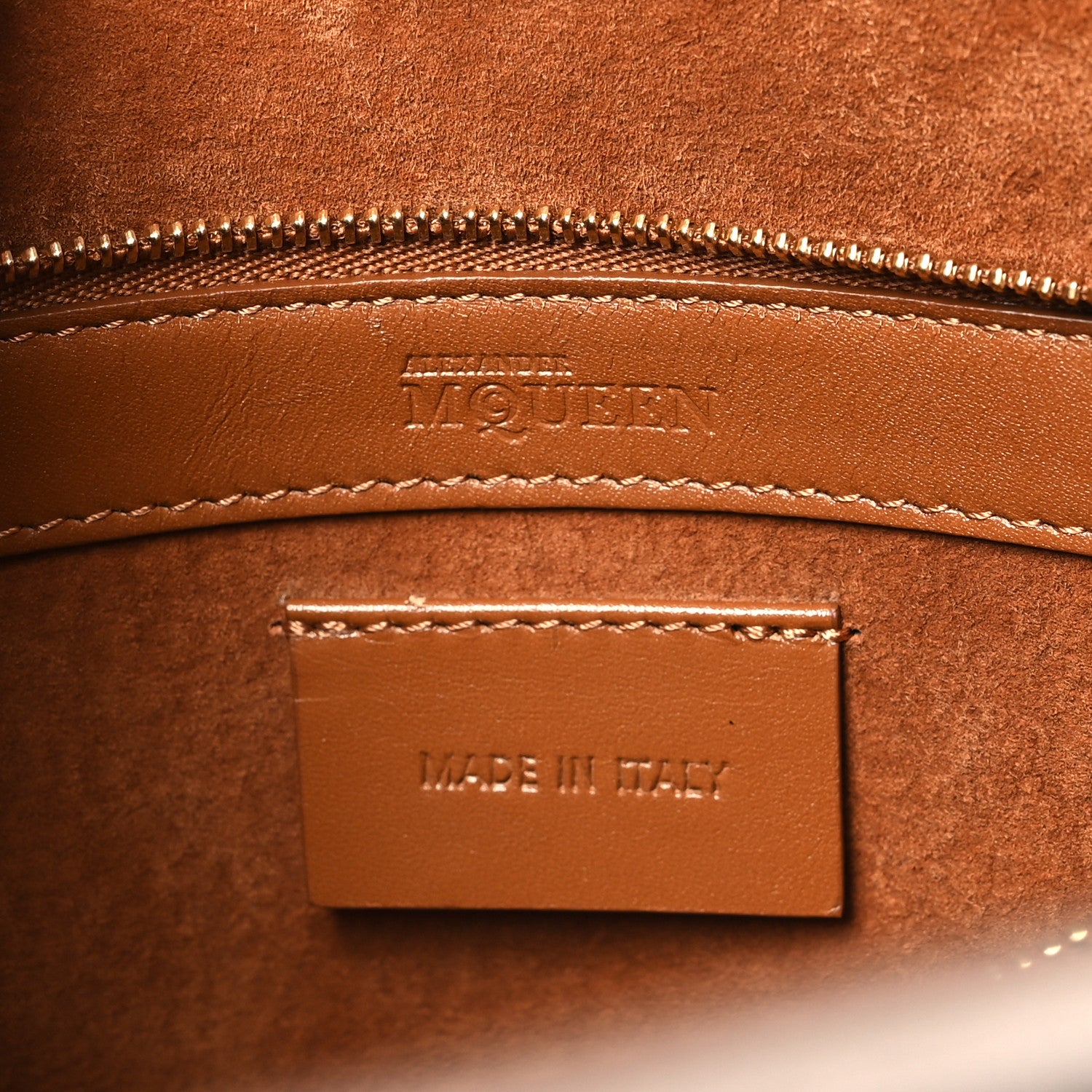 Alexander McQueen Calfskin Large Heroine Camel 6 of 14