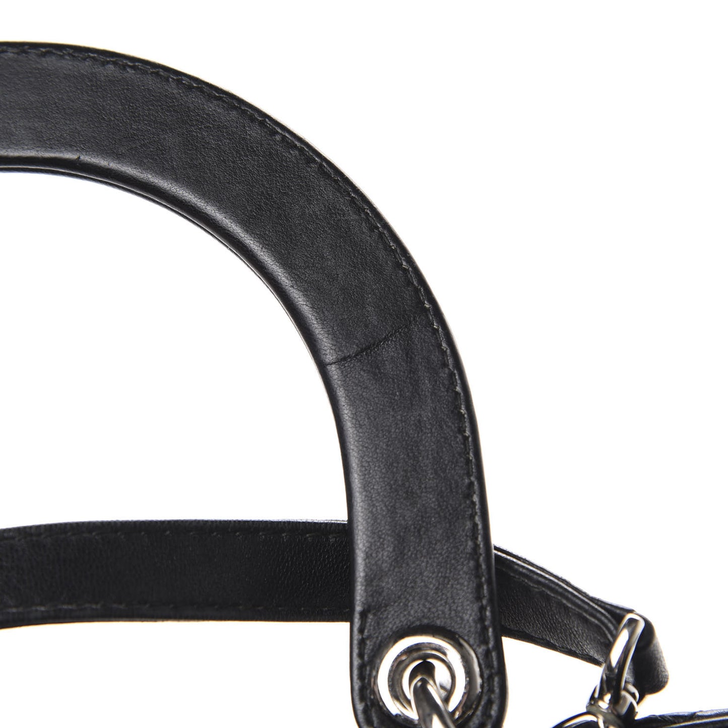 Lambskin Cannage Medium Lady Dior Black