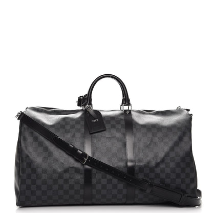 Louis Vuitton Damier Graphite Keepall Bandouliere 55 1 of 15