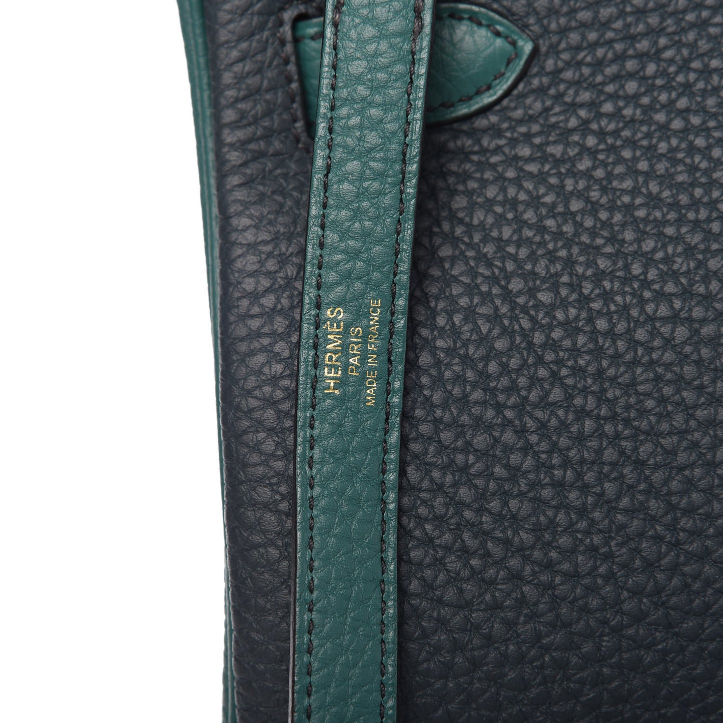 Togo Horseshoe Kelly Retourne 28 Vert Cypress Malachite