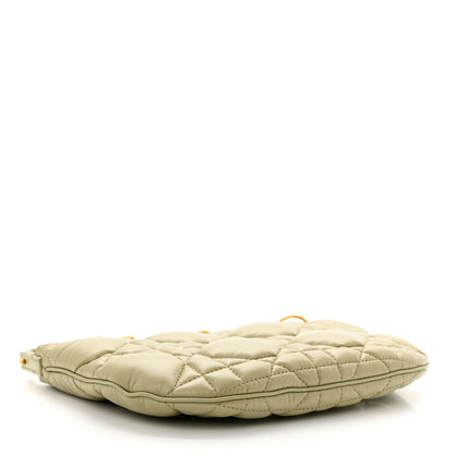 Christian Dior Calfskin Cannage Caro Pouch Desert Sage 4 of 11