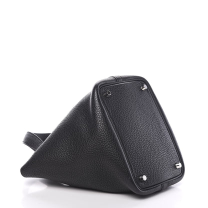 Hermes Taurillon Clemence Picotin Lock 18 PM Black 3 of 9