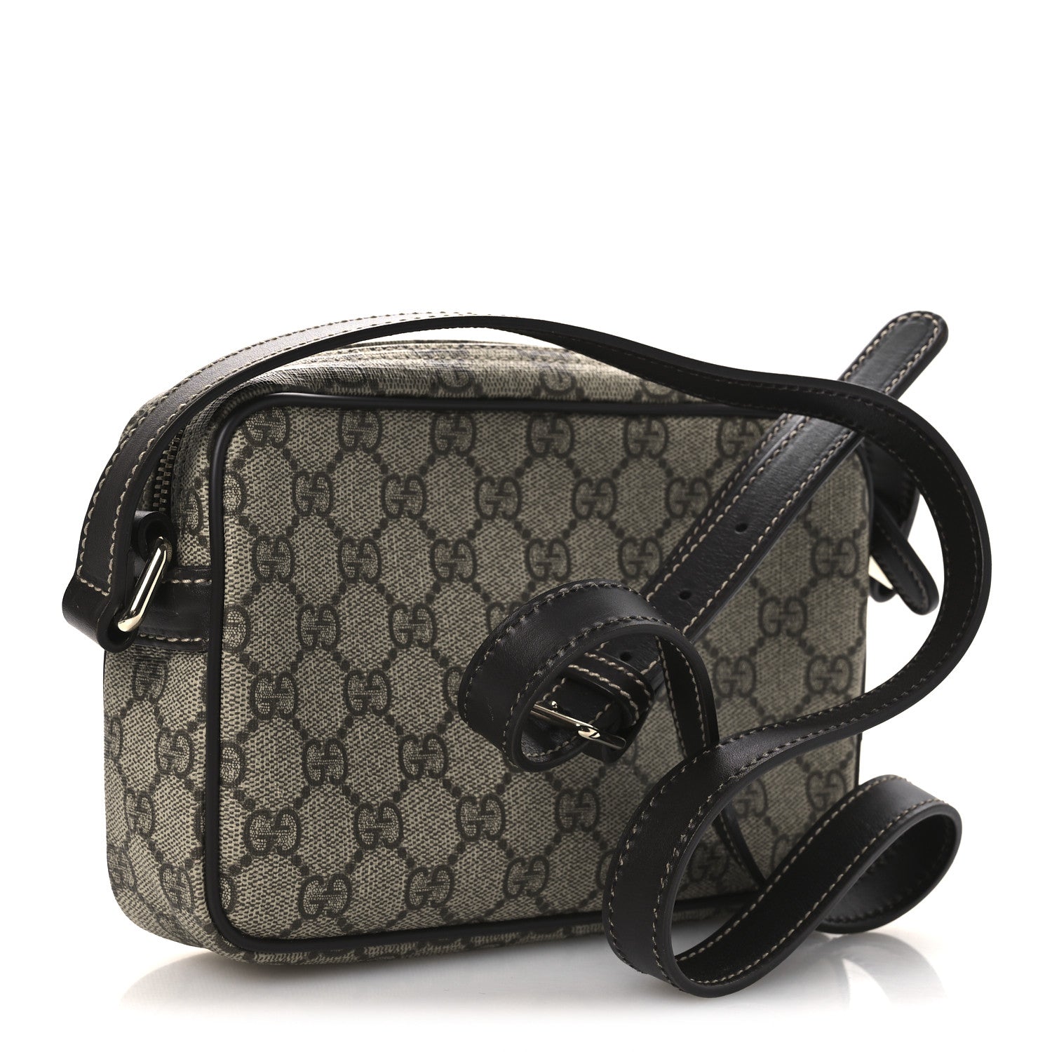 Gucci GG Plus Monogram Small Shoulder Bag Dark Brown 3 of 12