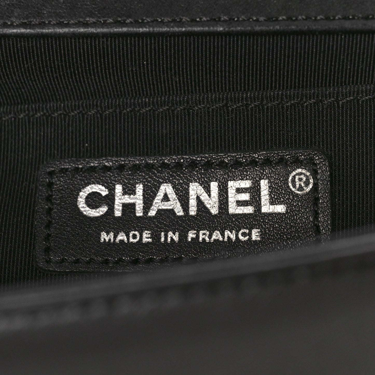 Calfskin Pleated Medium Boy Flap Black