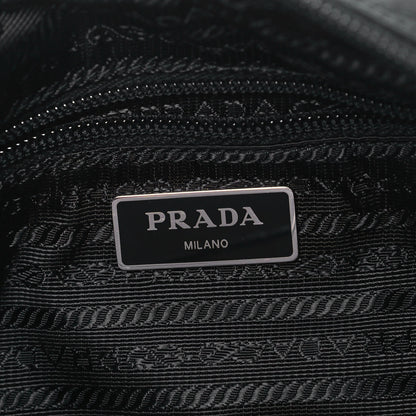 Prada Tessuto Nylon Studded New Vela Shoulder Bag Black Fuoco 7 of 8