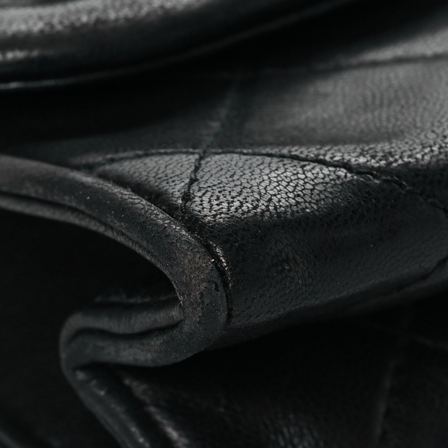 Lambskin Quilted Tassel Flap Black