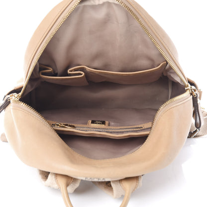 MCM Visetos Striped Studded Small Stark M Backpack Beige 4 of 10