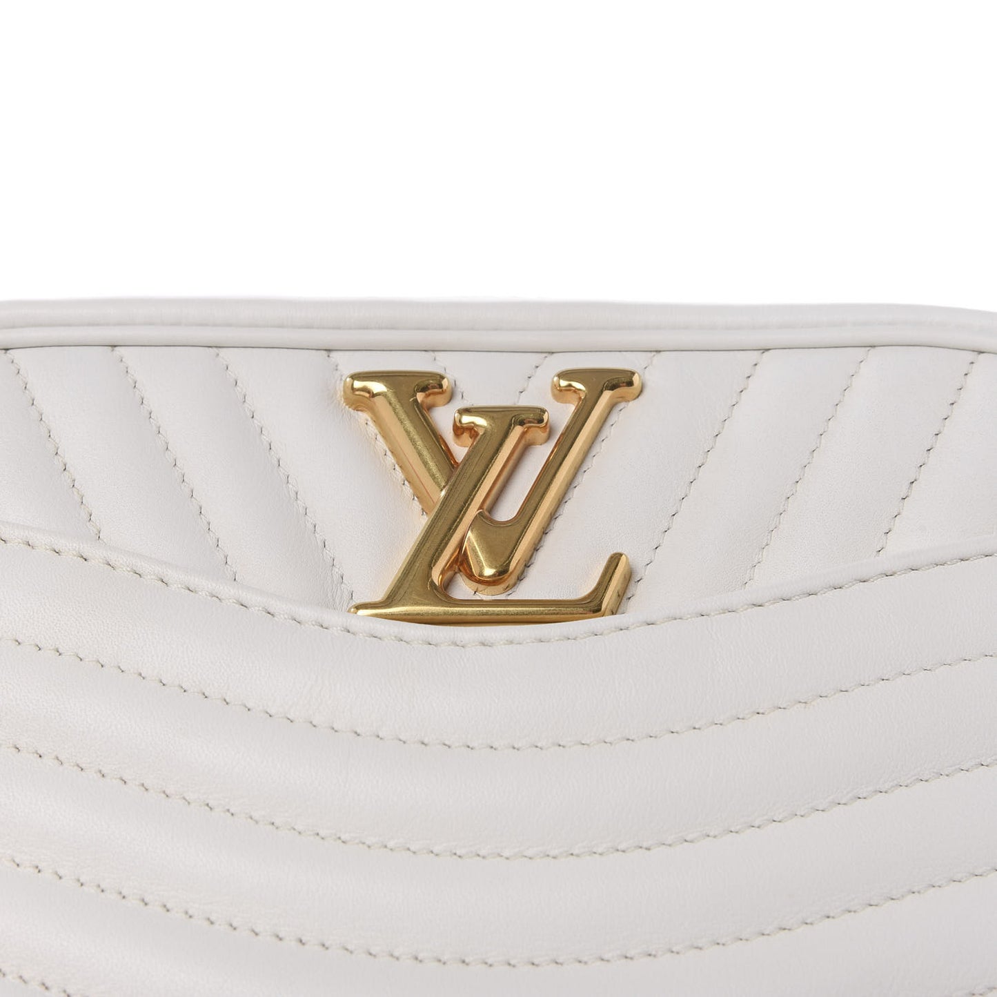 Calfskin New Wave Camera Bag White