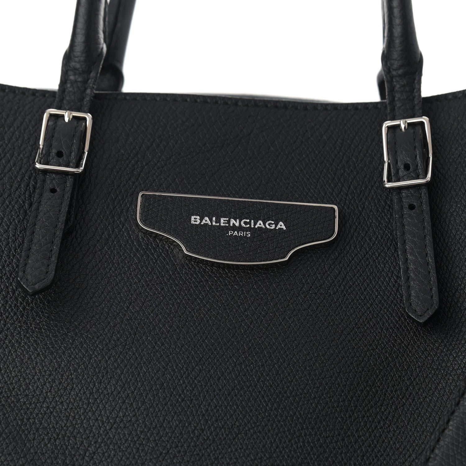 Balenciaga Calfskin Papier A4 Zip Around Plate Tote Black 8 of 10