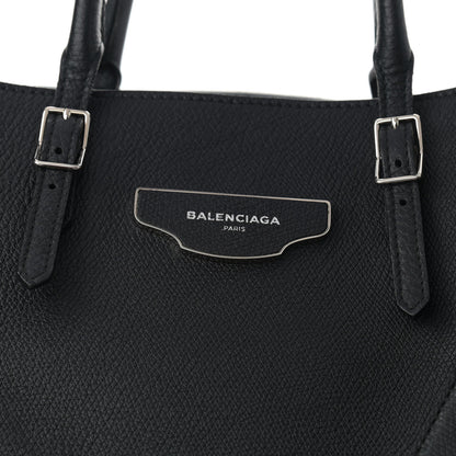 Balenciaga Calfskin Papier A4 Zip Around Plate Tote Black 8 of 10