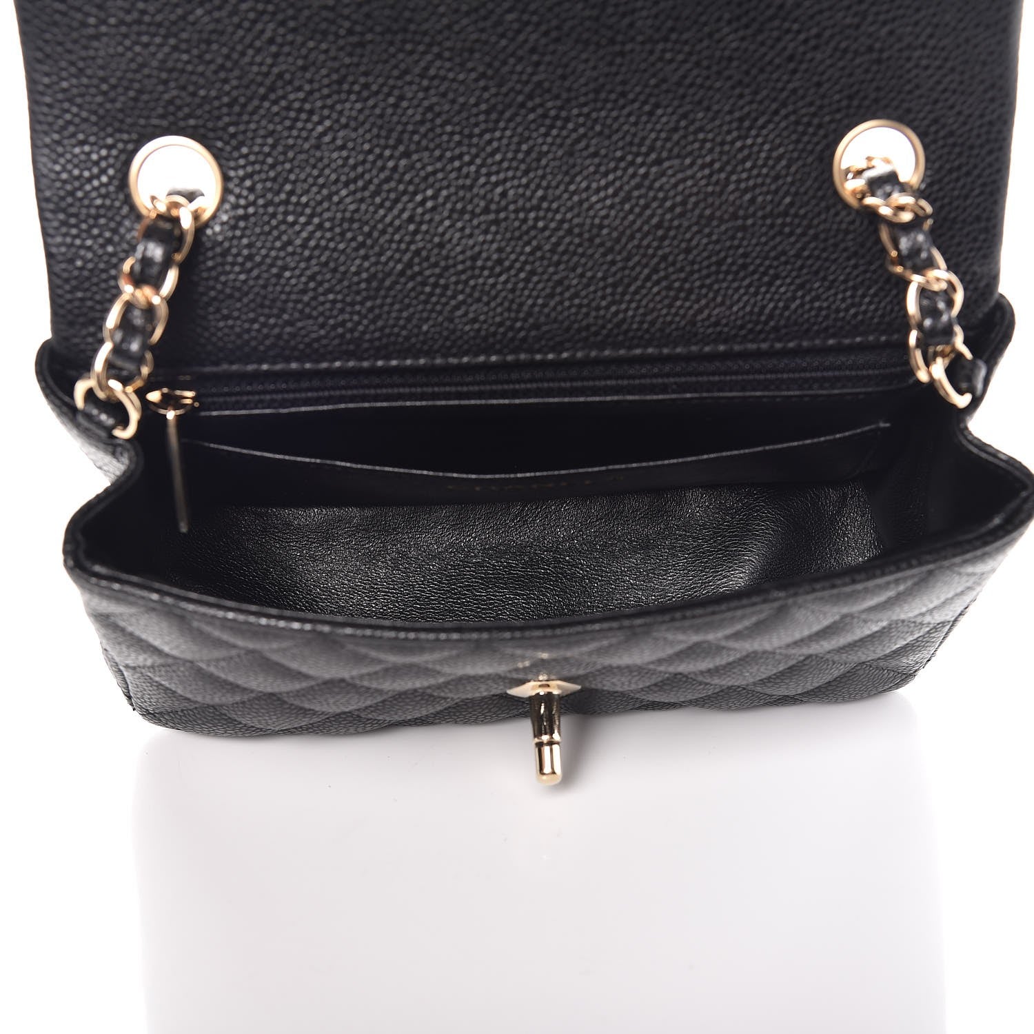 Chanel Caviar Quilted Mini Rectangular Flap Black 5 of 8