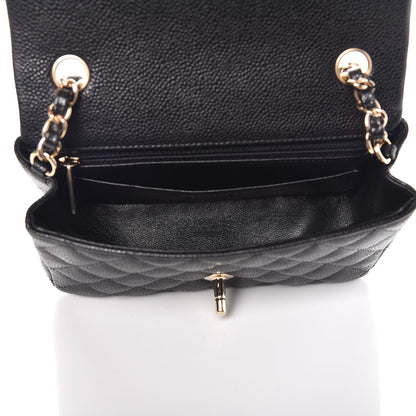 Chanel Caviar Quilted Mini Rectangular Flap Black 5 of 8