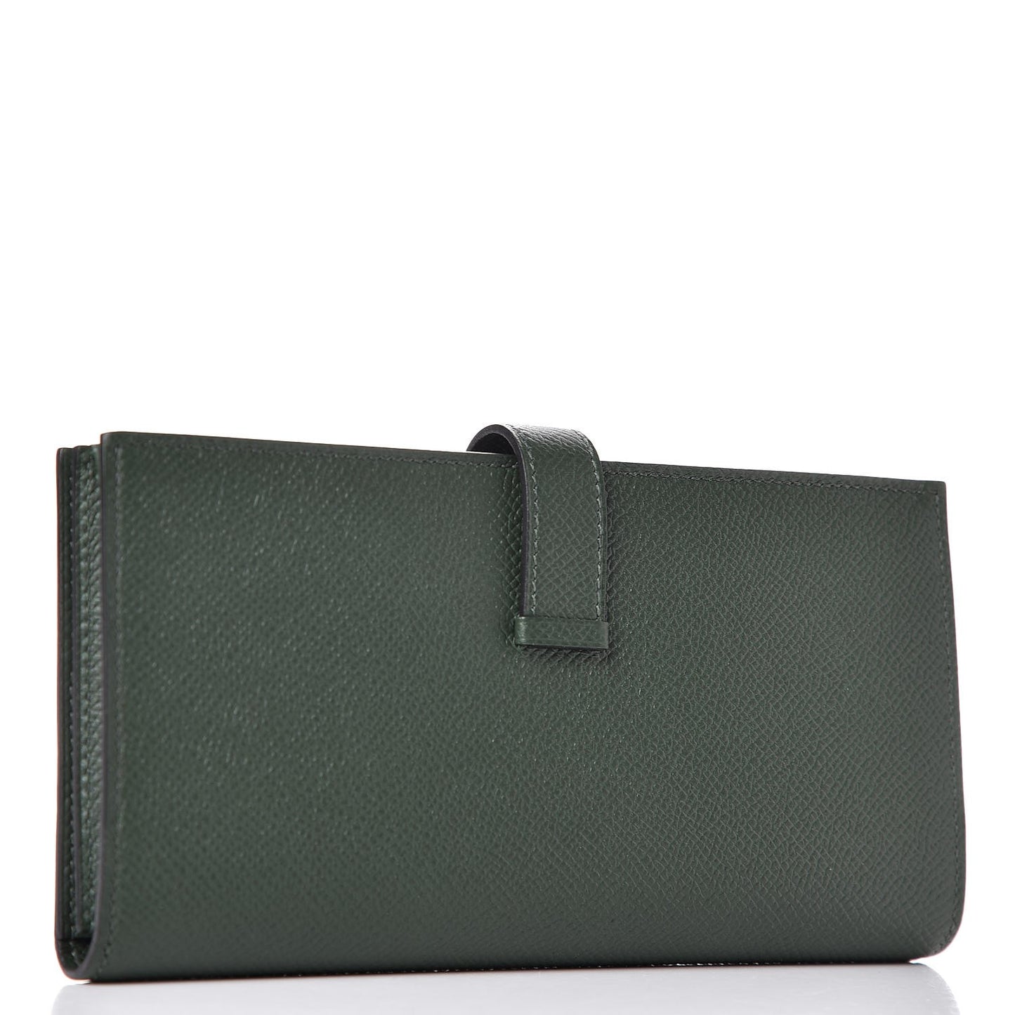 Epsom Bearn Gusset Wallet Vert Anglais