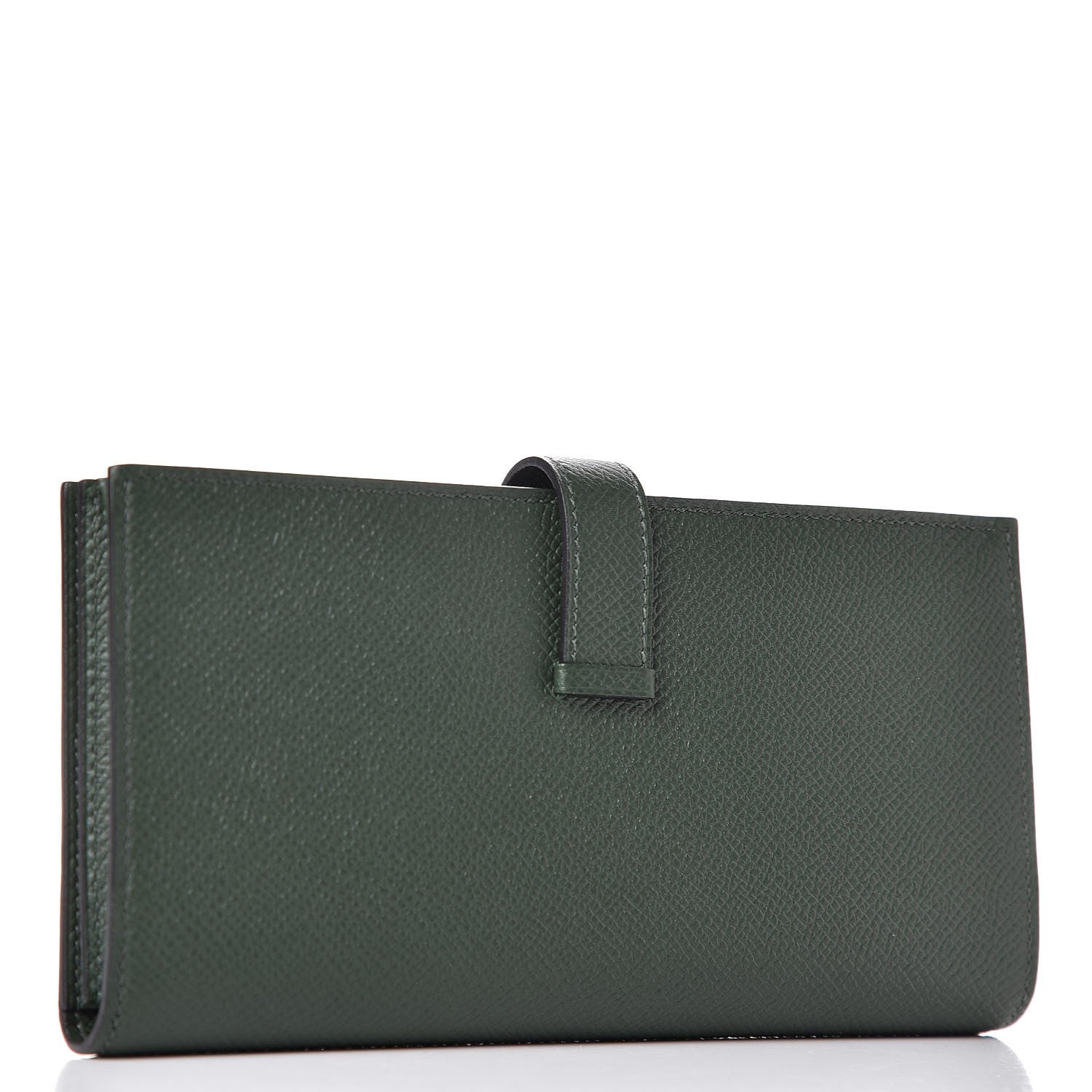 Hermes Epsom Bearn Gusset Wallet Vert Anglais 3 of 7