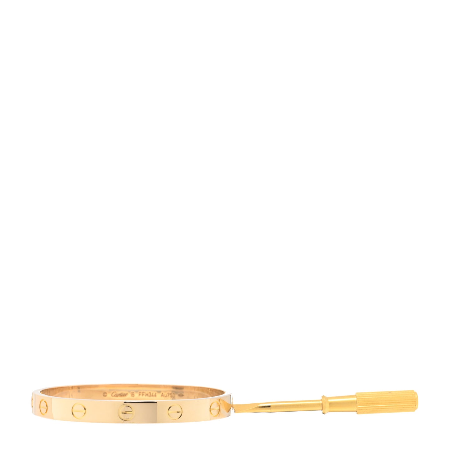 18K Yellow Gold LOVE Bracelet 15