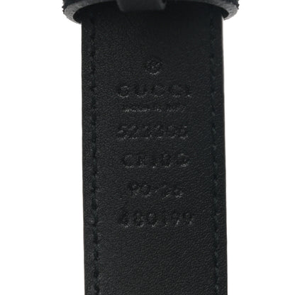 Gucci Suede Icaro G Cube 25mm Belt 90 36 Black 3 of 5