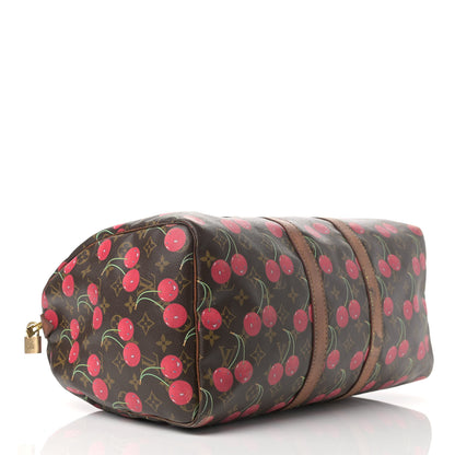 Louis Vuitton Monogram Cerises Keepall 45 4 of 34