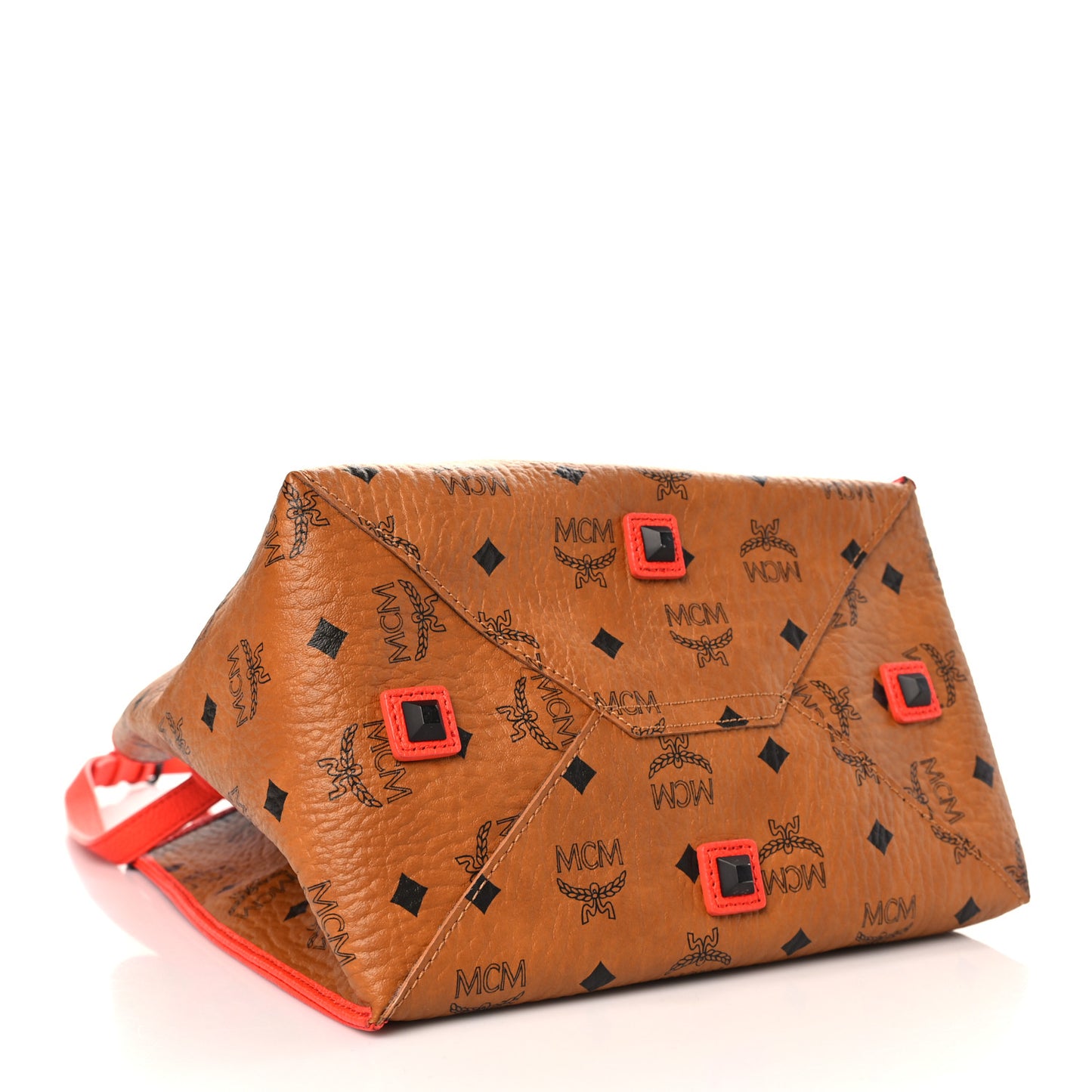 Visetos Kira Drawstring Bag Cognac Orange