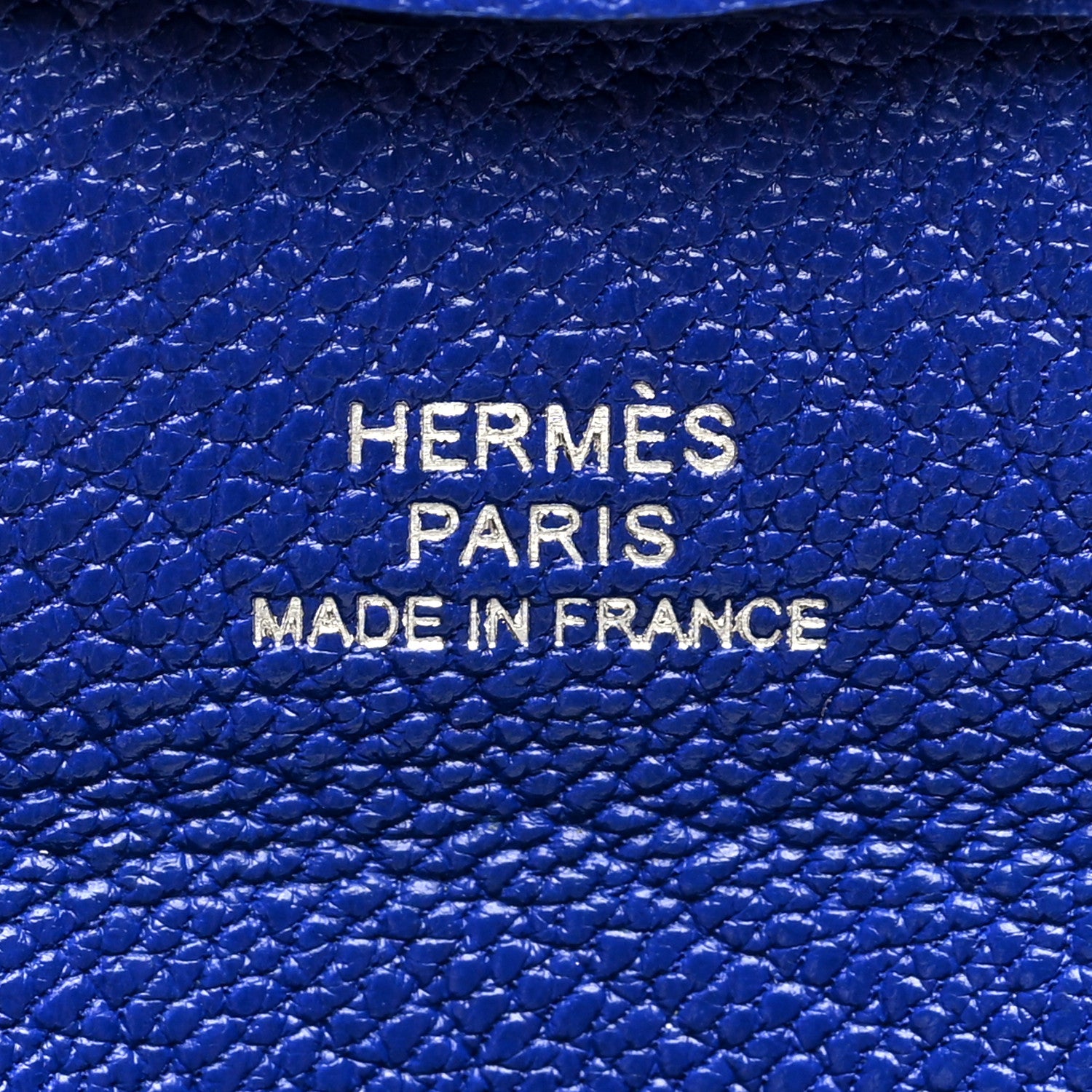 Hermes Chevre Mysore Bastia Coin Purse Bleu Electrique 6 of 7