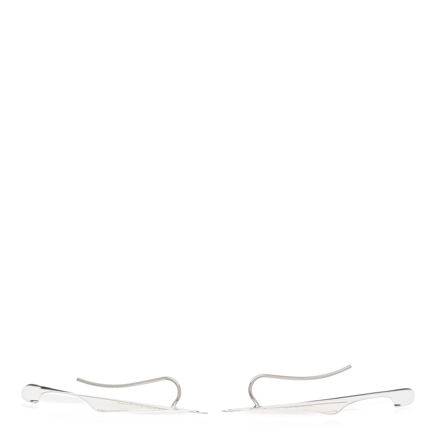 Tiffany Sterling Silver High Tide Earrings 3 of 4