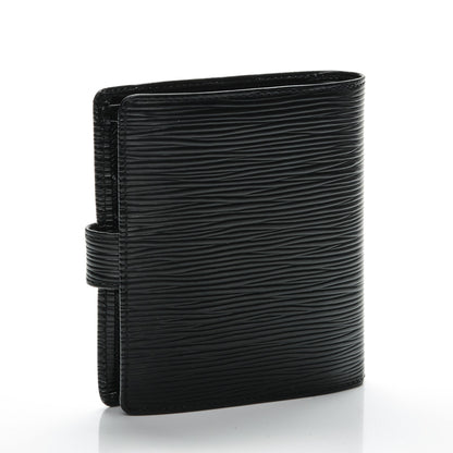 Louis Vuitton Epi Porte-Billets Compact Wallet Black 3 of 7