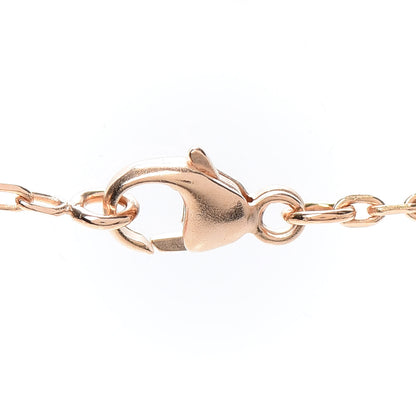 Hermes Lacquered Rose Gold Pop H Pendant Necklace White 4 of 4