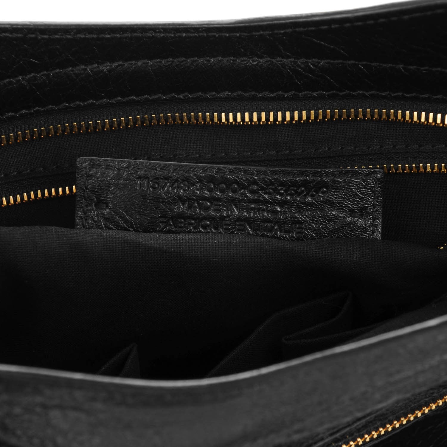 Balenciaga Agneau Classic Gold Hardware City Black 8 of 9
