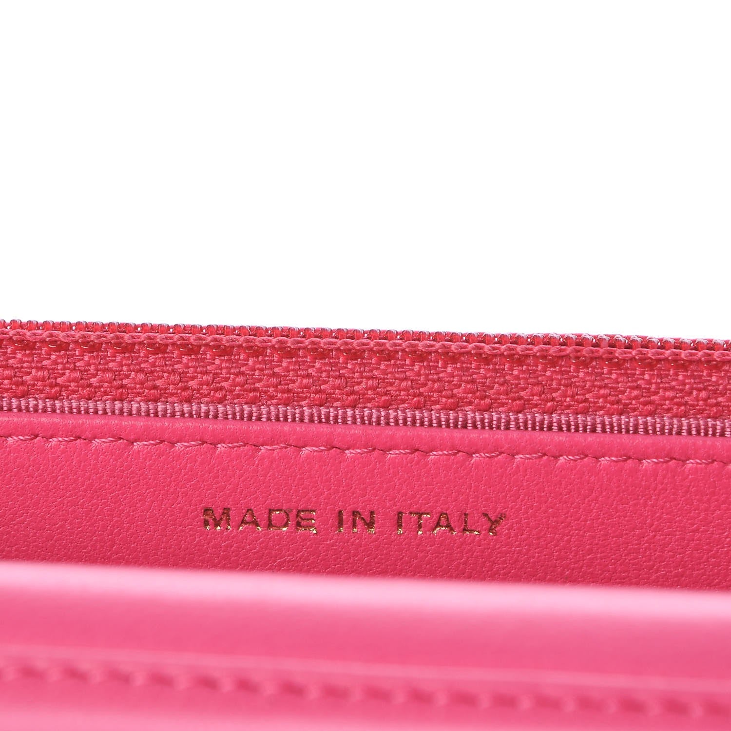 Chanel Lambskin Quilted Wallet On Chain WOC Pink 6 of 11